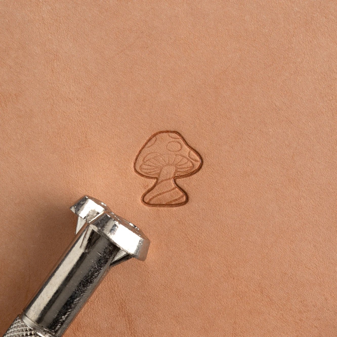 Custom BDSM Leather - Mushroom Leather stamp